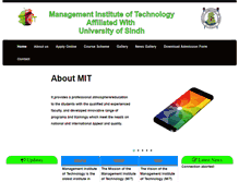 Tablet Screenshot of mitsoftsolution.net